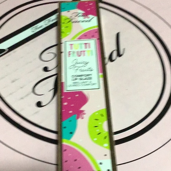 Too Faced Juicy Fruits Lip Gloss Ruby Ripe New - Picture 2 of 6
